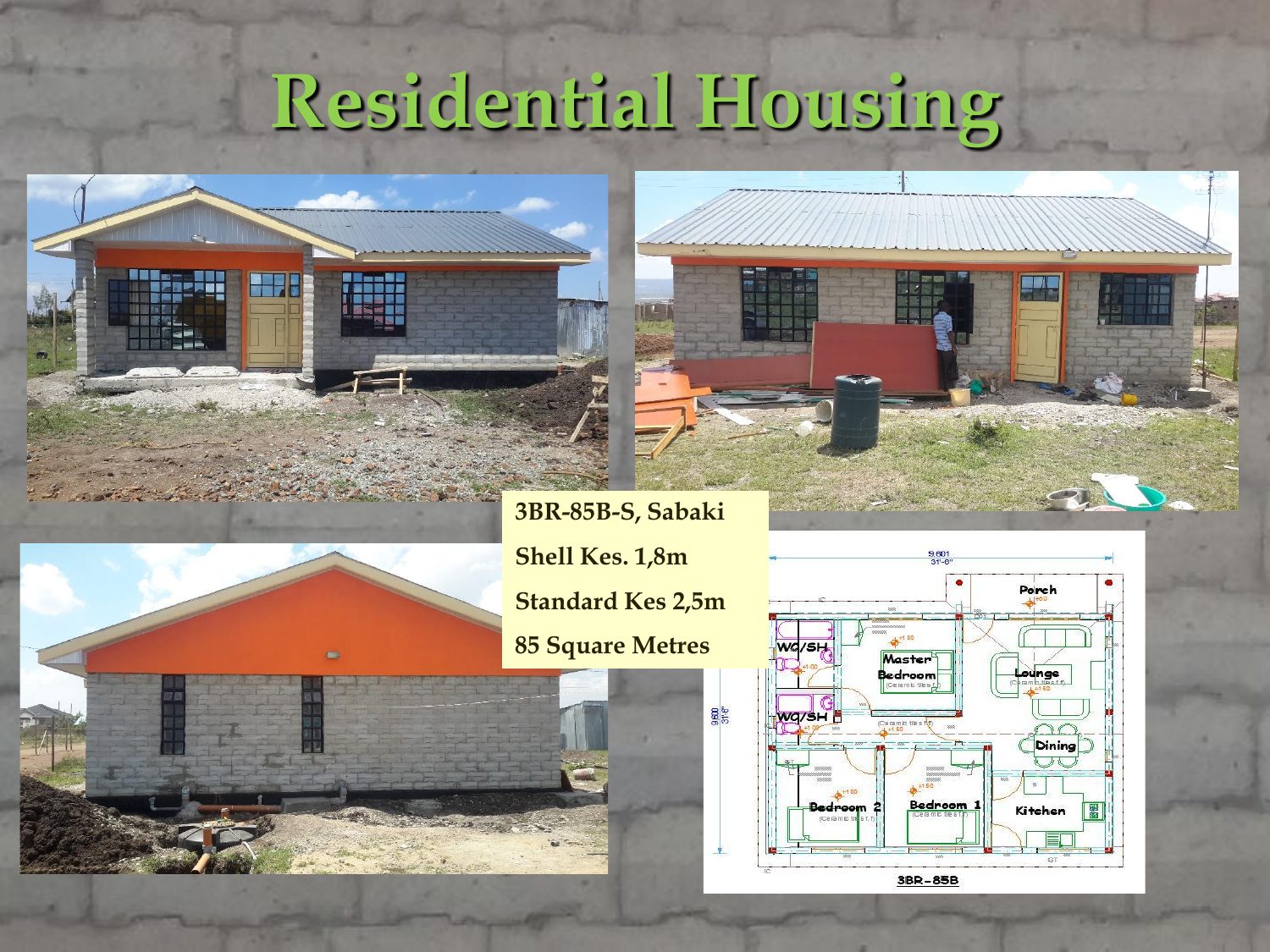 3 bedroom bungalow, Sabaki